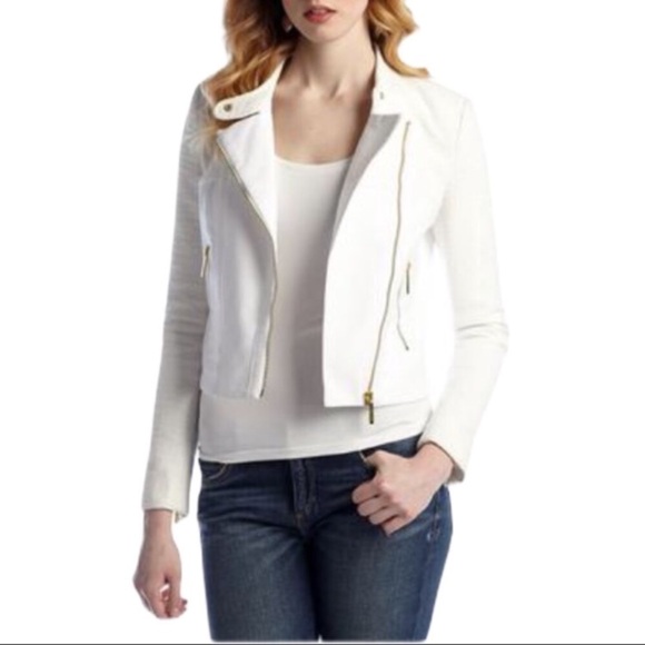 MICHAEL Michael Kors Jackets & Blazers - Michael Michael Kors White Jacket Blazer 4